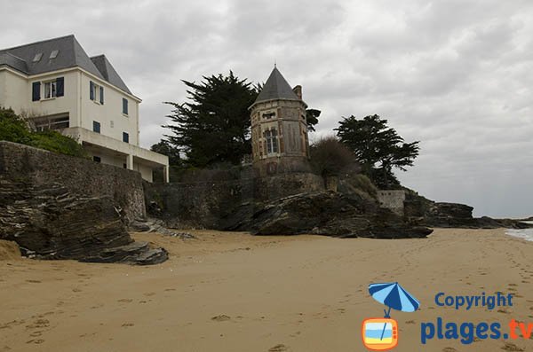 Spiaggia delle Grandes Vallées a Pornic e bella villa