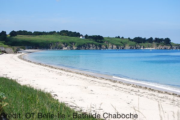 Grands Sables beach in Belle Ile - France
