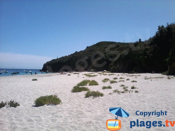 Falaises autour de la plage des Grands Sables de Groix