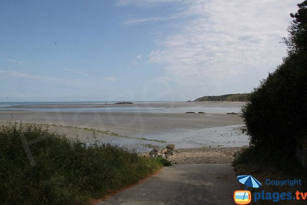 Cale de mise à l'eau - plage de Grandville