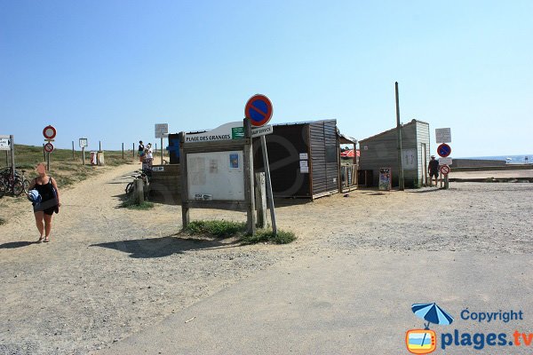 Access to Granges beach - Olonne sur Mer