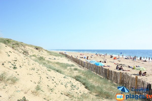 Photo de la plage des Granges à Olonne sur Mer