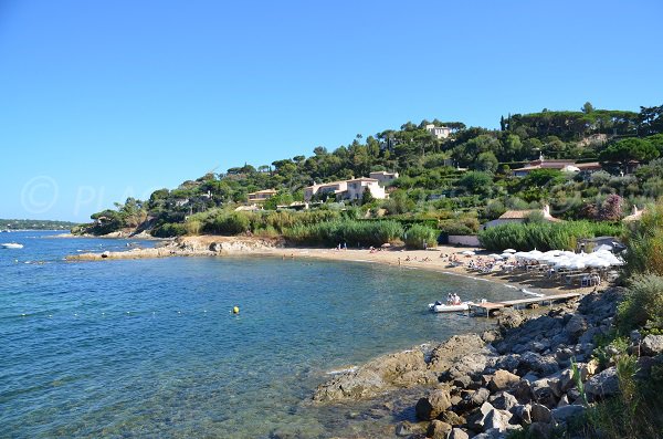 Photo de la plage des Graniers à St Tropez