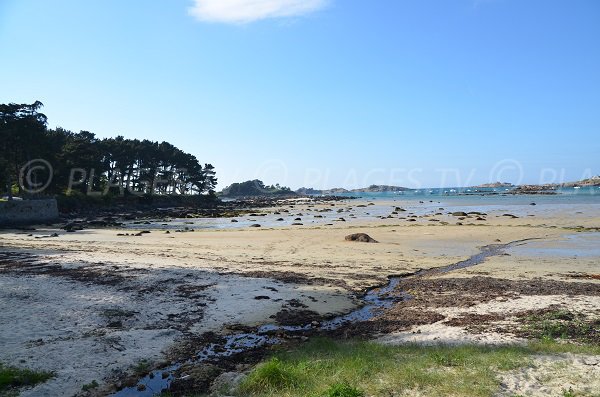 Plage de Grannec à Trégastel