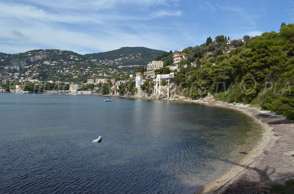 Grasseuil beach in Saint Jean Cap Ferrat