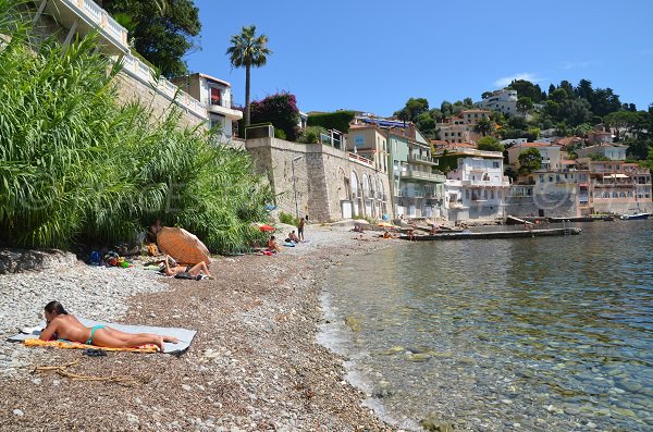 Confidential beach in Villefranche sur Mer