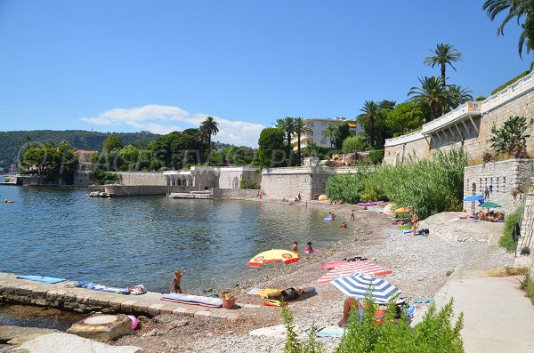 Photo de la plage du Grasseuil à Villefranche sur la Côte d'Azur