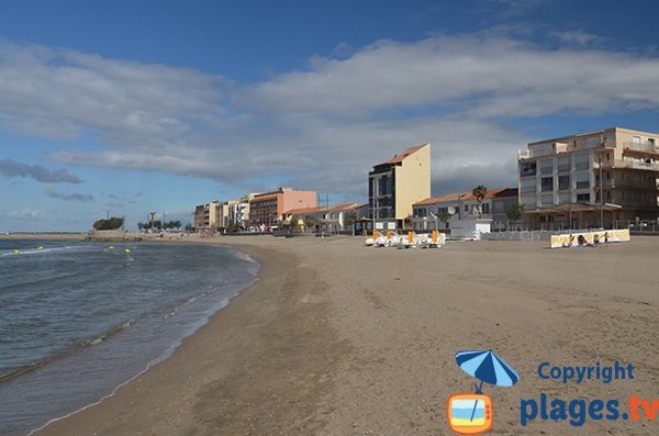 Main beach of Grau d'Agde