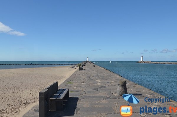 Embouchure de l'Hérault au Grau d'Agde