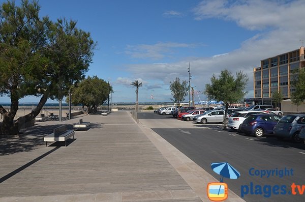 parcheggio della spiaggia Grau d'Agde