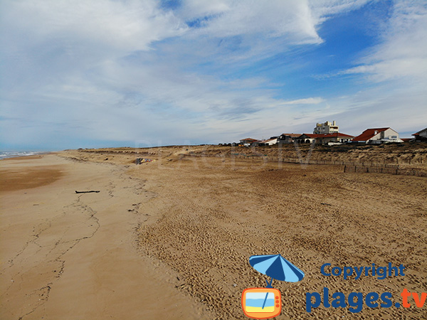 Début de la plage de la Gravière - Hossegor