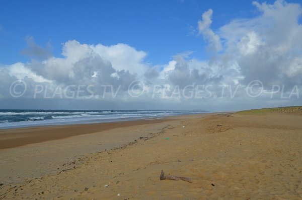 Spiaggia selvaggia a Hossegor