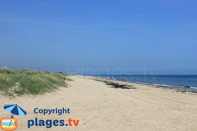 Plage de Graye sur Mer dans le Calvados