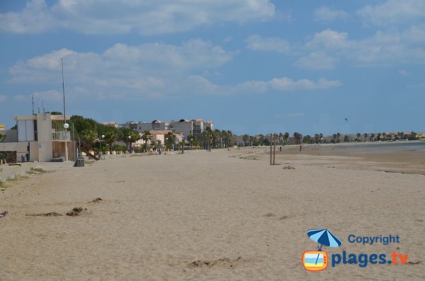 Environnement de la plage du Grazel de Gruissan