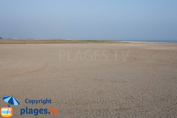 Hirel beach with views of the bay of Cancale