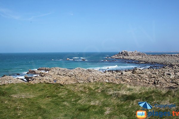 Coast of Cléder near Groac'h Zu beach