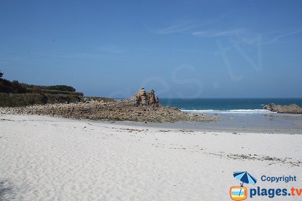 Photo of Groac'h Zu beach in Cléder in France