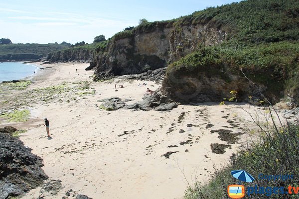 Plage du Gros Rocher à Belle Ile en Mer - Le Palais