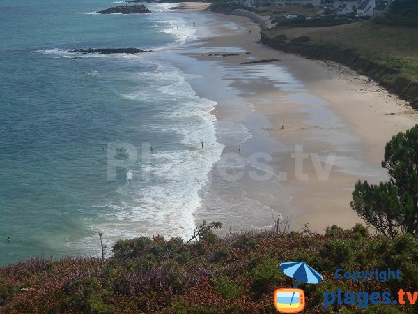 Dunes sur la plage du Guen et Lanruen - Erquy