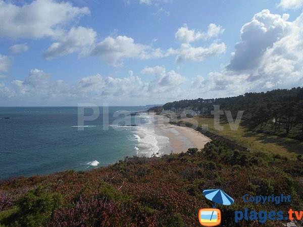 Spiaggia del Guen a Erquy in Francia