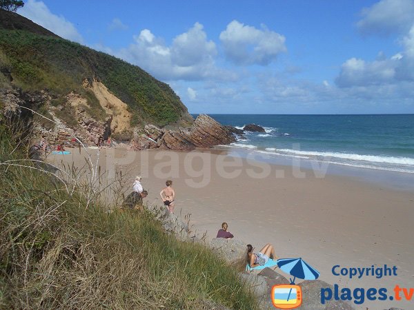 Partie sauvage de la plage du Guen - Erquy