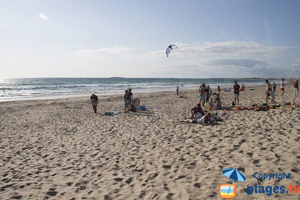 Guérite beach in Plouharnel in France