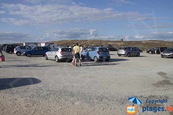 Parking de la plage de la Guérite - Plouharnel