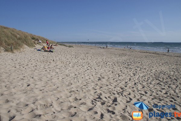 Photo de la plage de la Guérite à Plouharnel - Baie de Quiberon