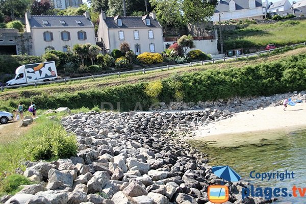 Cale d'accès à la plage de Guepratte à Audierne