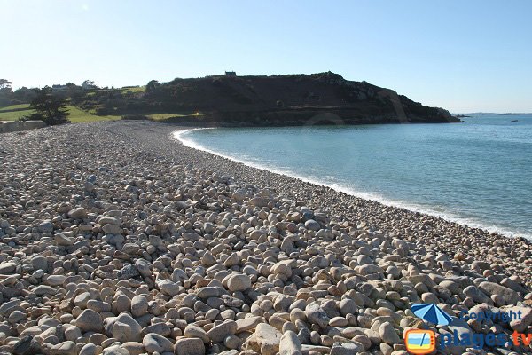 Plage du Guerzit à Plougasnou