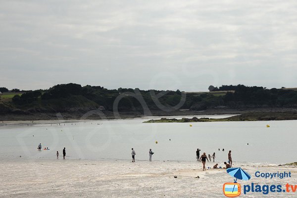 Plage de Guesclin en Bretagne