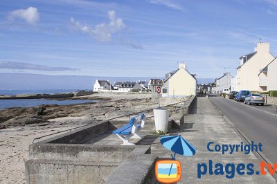 Plage de Guilvinec en Bretagne