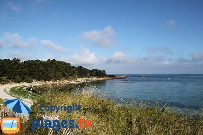 Plage à Guissény