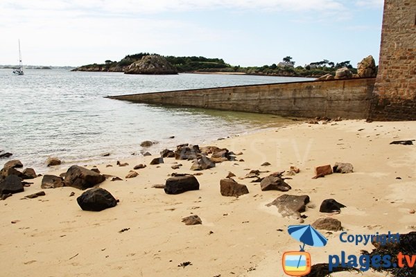 Photo de la plage du Kerport sur l'ile de Bréhat