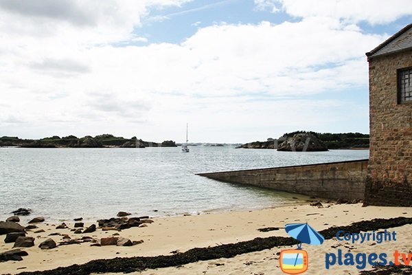 Crique à proximité du camping de l'ile de Bréhat