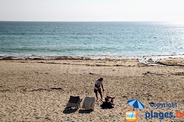 Plage de sable à Plouhinec - 29