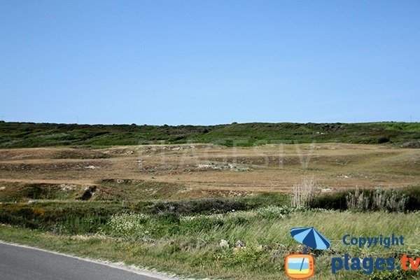 Paysage de Plouhinec à proximité de la mer