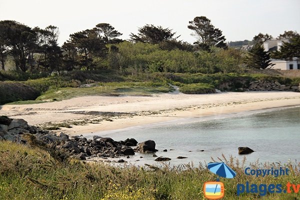 plage de Gwentraez à Landunvez - Finistère Sud