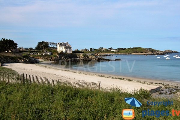 Photo de la plage de Gwentraez à Landunvez - Bretagne