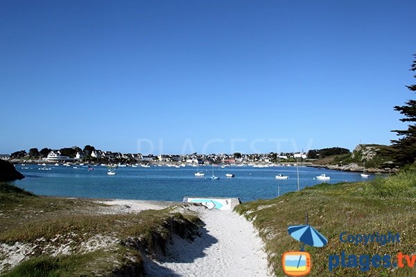 Photo de la plage de Gwisselier à Landunvez - Bretagne