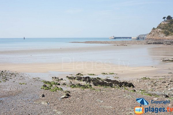 Photo de la plage d'Hacqueville à granville