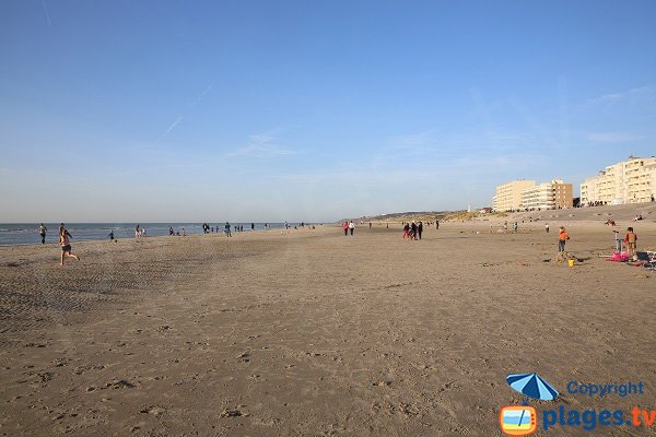 Plage d'Hardelot en direction d'Equihen