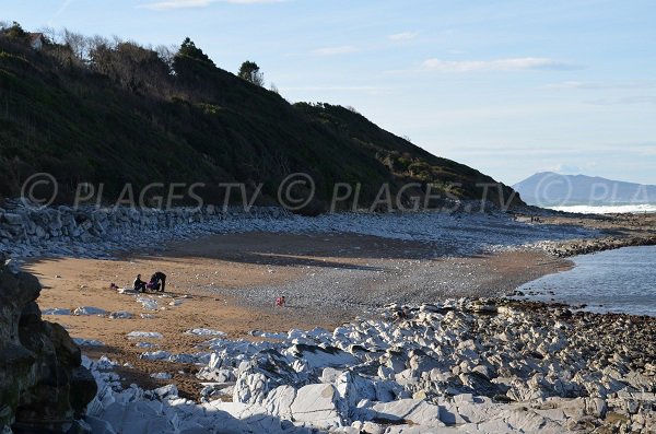 Spiaggia di Harotzen Costa a Guéthary - Francia