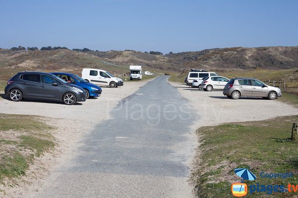 Parking of Hattainville beach