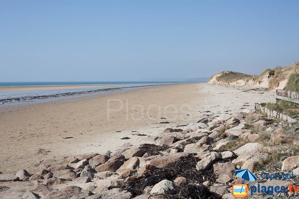 Photo de la plage d'Hattainville en Normandie