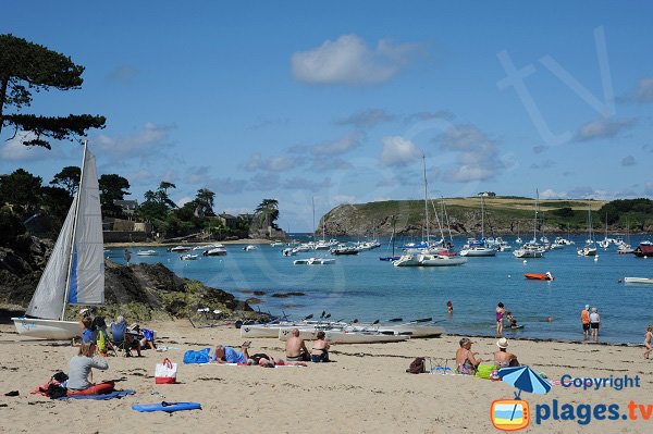 Havre beach in St Malo - France