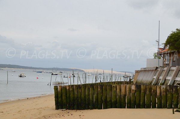 Spiaggia a Herbe - vista sulla duna di Pilat - Cap-Ferret