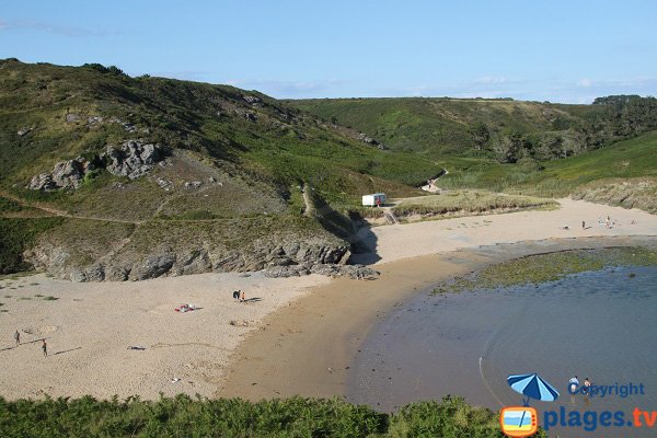 Plage d'Herlin à Belle Ile en Mer - Bretagne