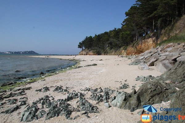 Photo de la plage d'Hogolo à Plestin les Grèves