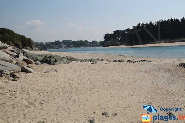 Plage d'Hogolo en Bretagne